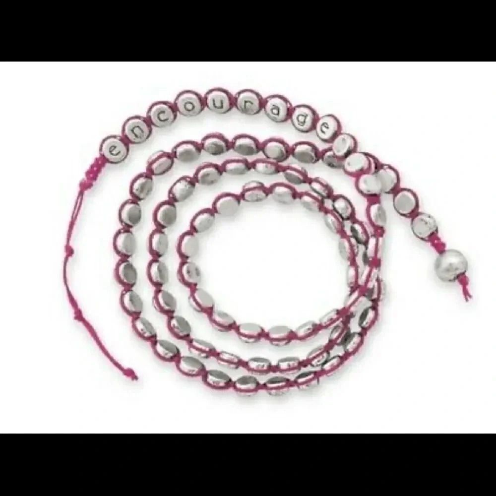 NWT Premier Designs Encourage Wrap Bracelet #PDB6
